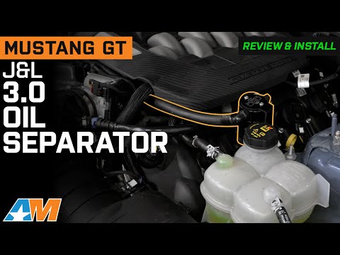 2024 Mustang GT J&L 3.0 Oil Separator; Black Anodized Review & Install