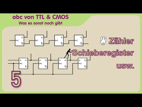 abc of TTL and CMOS part 5 - counters, shift registers, decoders, multiplexers