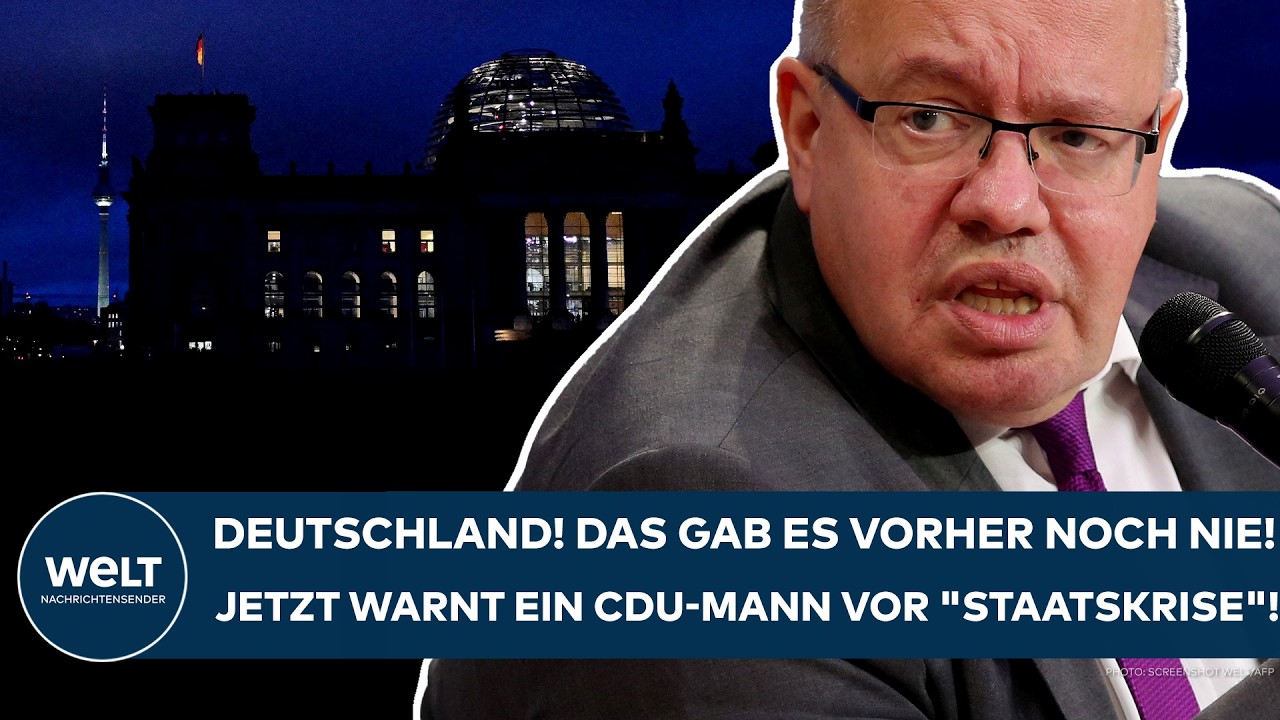 DEUTSCHLAND: CDU-Politiker alarmiert! "Befürchte, dass wir in eine Staatskrise schlittern könnten!"