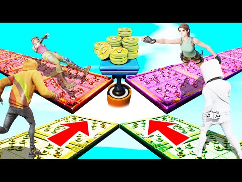 16 Spieler TROLL DEATHRUN Duell in Fortnite (wild) mit @Embekay_ & Community