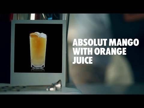 ABSOLUT MANGO WITH ORANGE JUICE DRINK RECIPE - HOW TO MIX
