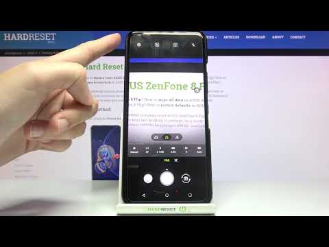 How to Turn On / Off Camera Leveler on ASUS ZenFone 8 Flip - Automatic Camera Leveler