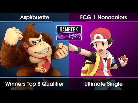 Gametek Night 2023.05 - Aspifouette (Donkey Kong) Vs. Nonocolors (Pokemon Trainer) SSBU Ultimate