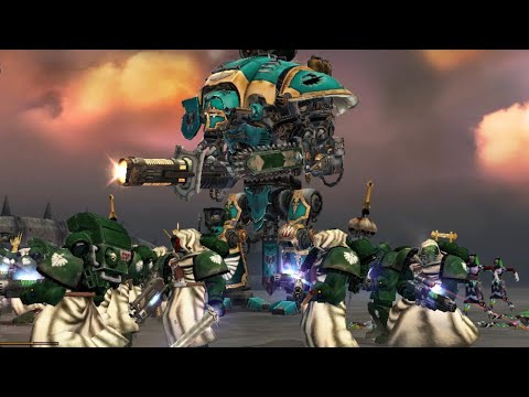 Unification Mod | Primaris Dark Angels & Deathwing vs Harlequins - Survival / Dawn of War: Soulstorm