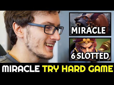 MIRACLE Ursa vs 6 Slotted Monkey King — Megacreep Try Hard Game 7.31d Dota 2