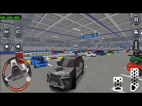 Police Parking Adventure Simulator Games || Basement parking # 5 - Android Gameplay