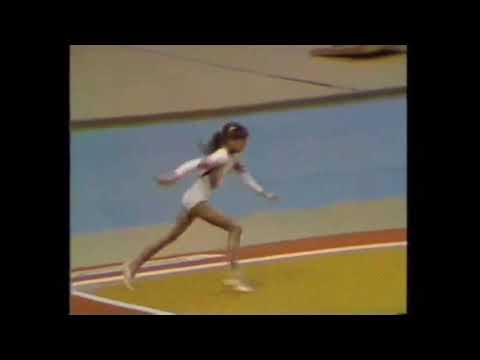 🥇 Eugenia Golea 🇷🇴 FX EF 9.800 1985 Belgian Gym Masters