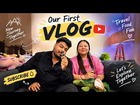 Our First Vlog ❤️ || We became nervous and excited at the same time 😂 ||  New journey 🙏🏻