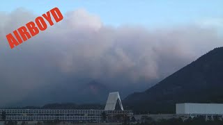 preview picture of video 'Waldo Canyon Fire Near Air Force Academy 6/26'