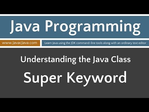 Learn Java Programming Inheritance Super Keyword Tutorial