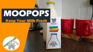 Milk Fresh For Longer (Glass Bottled) - MOOPOPS Reuseable Milk Bottle Tops Review