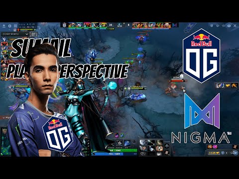 Sumail [Drow Ranger] Player perspective - OG VS NIGMA | ESL One Summer 2021