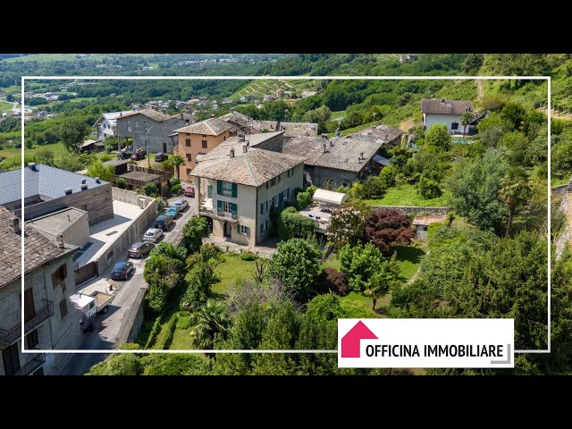 VALTELLINA, VICINANZE SONDRIO, CASA SIGNORILE CON GIARDINO