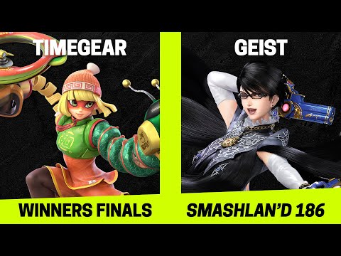 SmashLAN'd 186 Winners Finals - TimeGear (Min Min) vs Geist (Bayonetta) - SSBU Tournament