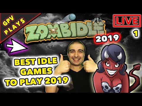 ZOMBIDLE: BEST IDLE GAMES TO PLAY 2019 - Gameplay Walkthrough - (GPV PLAYS)