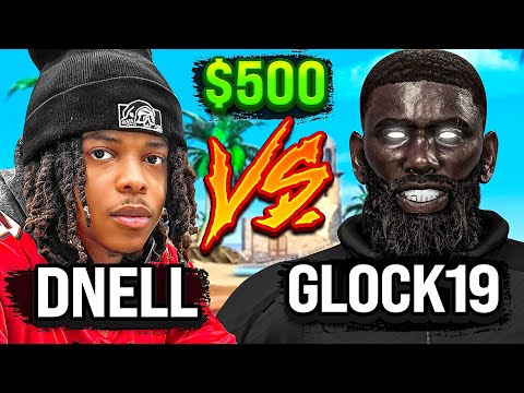 DNELL vs GLOCK 9TEEN $500 WAGER 2K25! BEST OF 7