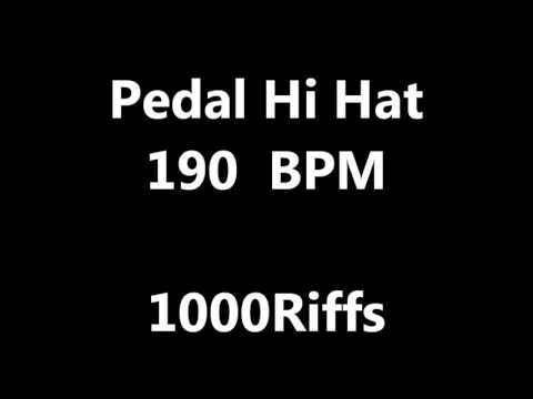 Pedal Hi Hat Metronome : 190 BPM - Beats Per Minute