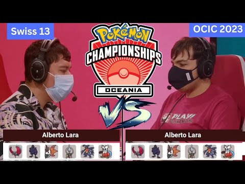 Pokémon VGC OCIC Alberto Lara vs Sam Pandelis 2023 VG Day 2 Oceania International Championships
