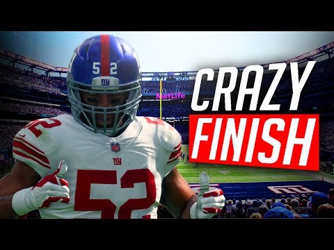Crazy Finish To Season Opener! - New York Giants Madden 18 Franchise | Ep 2