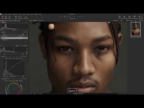 206 Capture One - kompletny retusz portretu męskiego | dodge and burn, grading