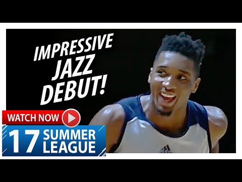Donovan Mitchell NASTY Jazz Debut Highlights vs Spurs (2017.07.03) Summer League - 23 Pts, 5 Ast!