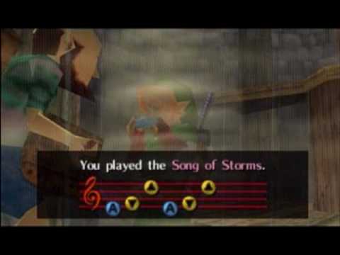 Zelda Ocarina of Time - Song of Storms - Wind of Storms Remix
