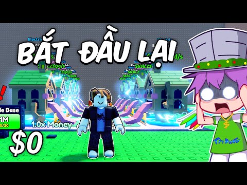 Mình Bắt Đầu Lại Với 10 ESOK SEKOLAH 636Qd/s Trong Tsunami Brainrot