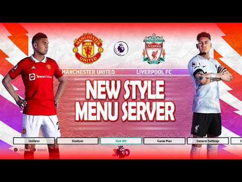 PES 2021 Menu Pack 2022/2023 Vol. 1 by PESNewupdate ~