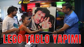Ceyda ve Fırat'ın Tablosunu LEGO Parçalarıyla Nasıl Yaptım! LEGO'dan Tablo Yapım