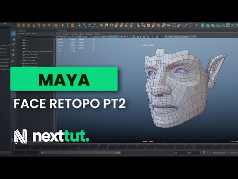 MAYA Tutorial Face Retopolgoy Part 1