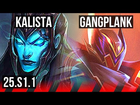 KALISTA vs GANGPLANK (TOP) | KR Diamond | 25.S1.1