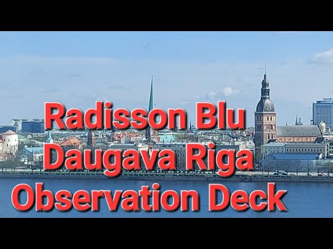 RADISSON BLU DAUGAVA RIGA OBSERVATION DECK #riga #latvia #rigaviews #radissonblu #radissonhotels