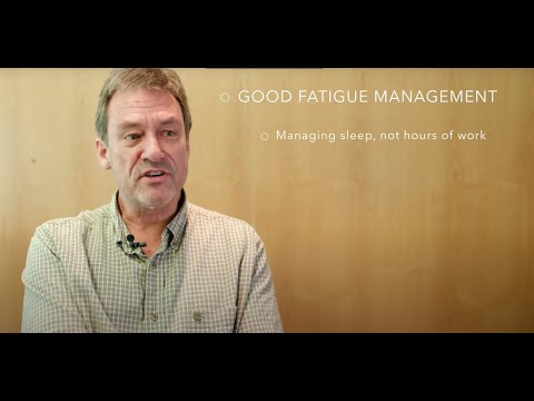 Prof. Drew Dawson - Managing Fatigue