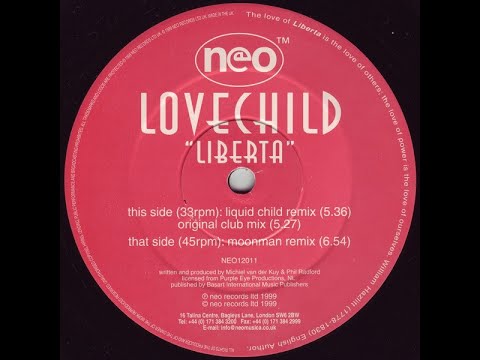 Lovechild - Liberta (Classic Trance) Moonman Remix 1999