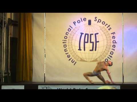 Keem Martinez - Mens Preliminaries - World Pole Sports Championships London 2012