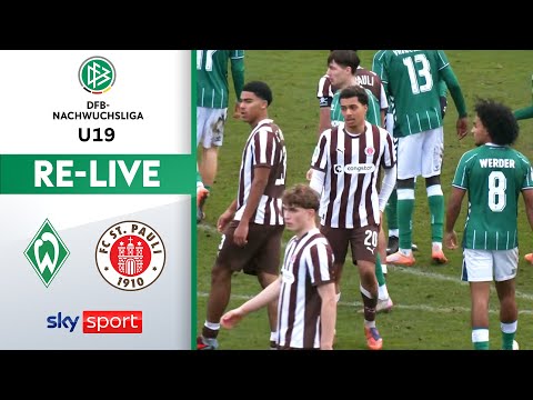RE-LIVE Werder Bremen - FC St. Pauli | U19 DFB-Nachwuchsliga Vorrunde
