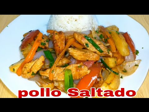 LOMO SALTADO de POLLO en Casa, Fácil y Delícioso 😋/Receta Casera/comida peruana