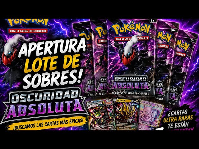 Vídeo relacionado con Pokémon: Expositor de Sobres de Mejora de Megaevolución-Oscuridad Absoluta (18 Sobres de Mejora)
