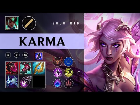 Karma Mid vs Orianna - EUW Grandmaster Patch 26.01