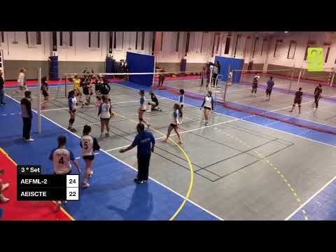 CUL VOLEIBOL F QUARTOS DE FINAL 22/23 - AEFML VS AEISCTE