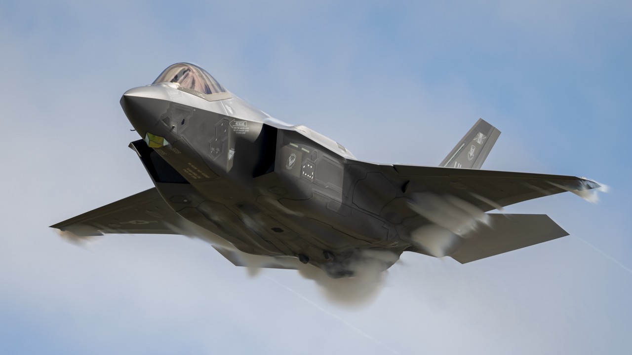 Royal Netherlands Air Force F-35A Lightning II Fighter Jets Fly Over New York City