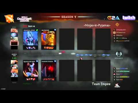 NiP vs Empire Game 3 Dota2 Champions League Season 5 Playoffs (bo5)