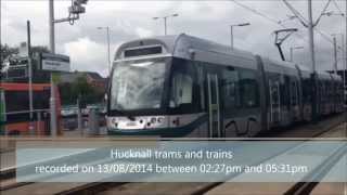 preview picture of video 'Hucknall trams and trains'