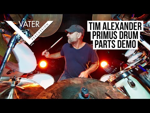 Vater Percussion - Tim Alexander - Primus - Drum Part Demo