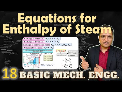 Steam Equations in Basic Mechanical Engineering SteamEnthalpy SteamEquations