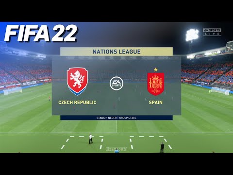 FIFA 22 - Czech Republic vs. Spain | Nations League