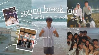 spring break trip 🌤️🚞 // travelling with friends, beach days, delicious eats, exploring + more!