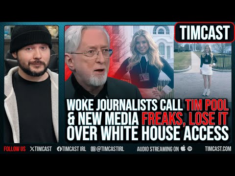  CNN Panel SLAMS Tim Pool & New Media As FREAKS, LOSE IT Over White House Press Access 