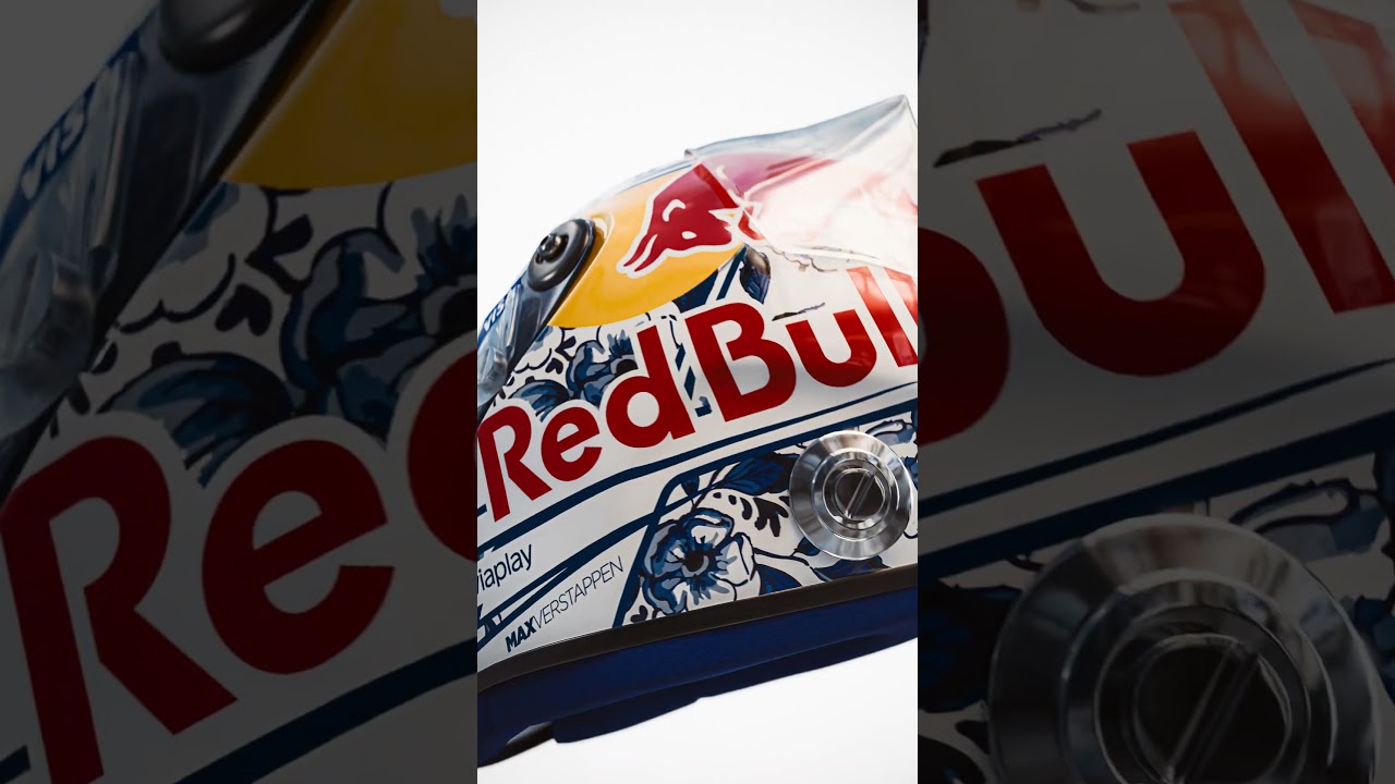 Only the best Delftware for Zandvoort 💙 Max has a new lid: it's classically Dutch 🇳🇱 #MaxVerstappen