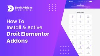 Droit Addons for Elementor YouTube Video